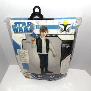 Child Rubie’s Han Solo Halloween Costume New Old Stock Size L